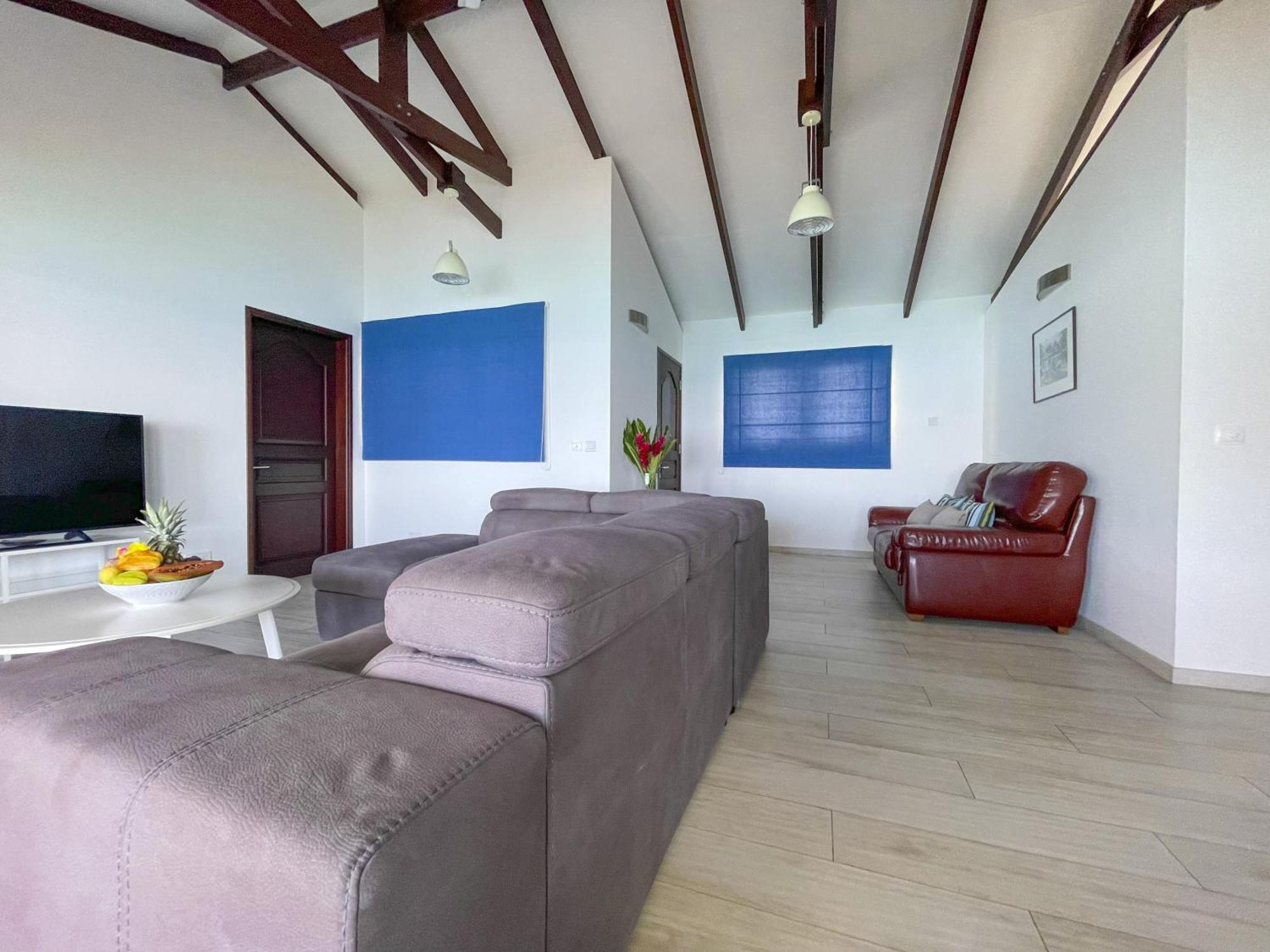 Vallonend Beachfront Villa With Excellent View Bel Ombre Ngoại thất bức ảnh