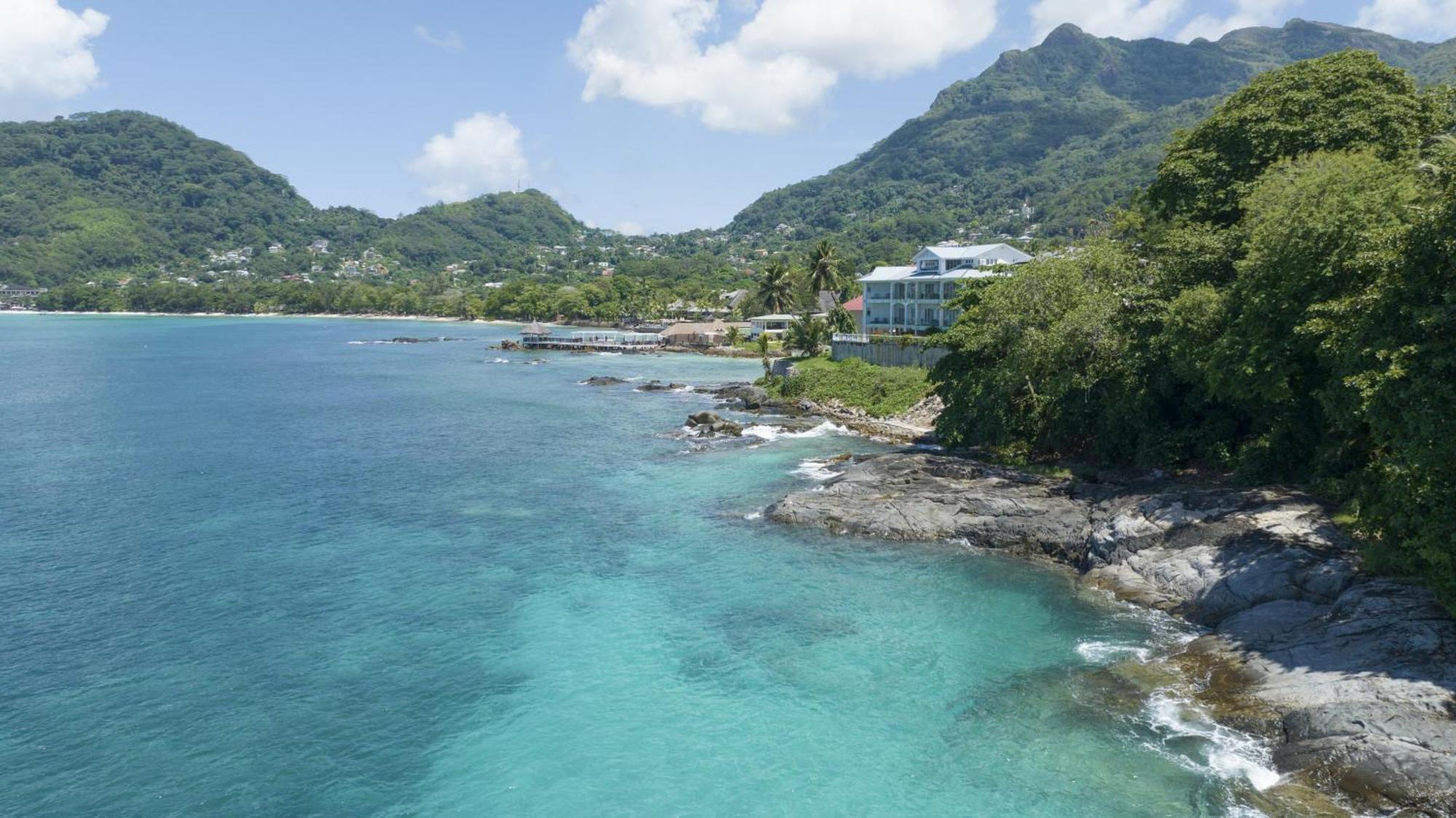 Vallonend Beachfront Villa With Excellent View Bel Ombre Ngoại thất bức ảnh
